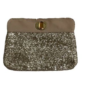 Deux Lux sequined clutch bag New with tags.